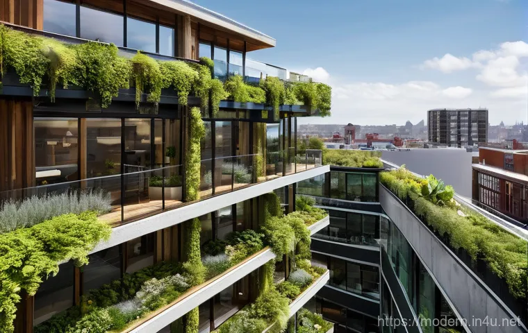 현대건축물 호텔 건축 설계 - A breathtaking luxury hotel with minimalist white architecture, designed by a world-renowned archite...