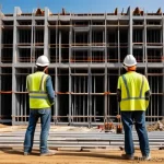 현대건축물 초고층 건물 공법 - **Prompt 1: The Invisible Strength - High-Rise Foundation and Core**
    A sweeping, dynamic shot of...