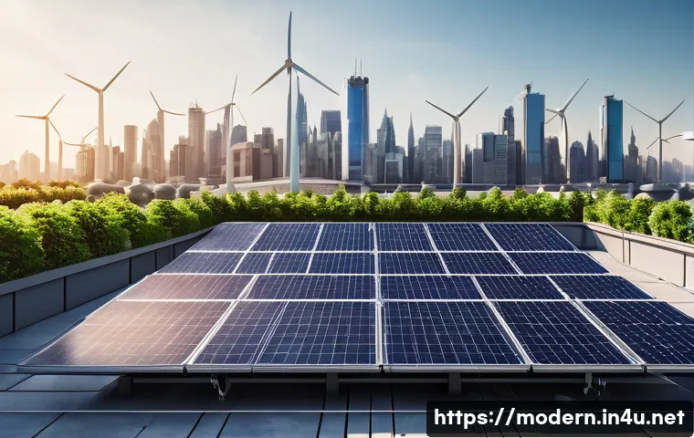 현대건축물 신재생에너지 활용 관련 이미지 1